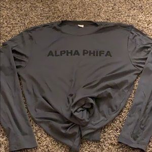 Gray Alpha Phi Shirt